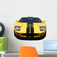 Yellow Muscle Car Wall Decal