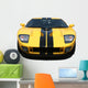 Yellow Muscle Car Wall Decal