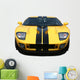 Yellow Muscle Car Wall Decal