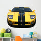 Yellow Muscle Car Wall Decal