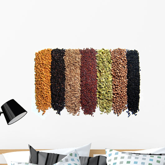 Indian Spices 8 Pcs Wall Decal