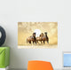 Horses Run Wall Decal