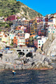 Cinque-terre Village Manarolla Ocean Wall Decal
