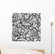 Vector Seamless Ethnic Doodle Wall Decal