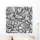 Vector Seamless Ethnic Doodle Wall Decal