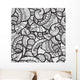 Vector Seamless Ethnic Doodle Wall Decal