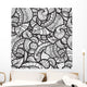 Vector Seamless Ethnic Doodle Wall Decal