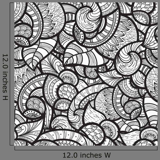 Vector Seamless Ethnic Doodle Wall Decal