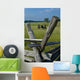Cannon and Battlefield Fence Wall Decal