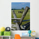 Cannon and Battlefield Fence Wall Decal