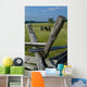Cannon and Battlefield Fence Wall Decal
