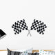 Checkered Flags Wall Decal