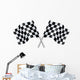 Checkered Flags Wall Decal