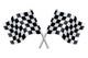 Checkered Flags Wall Decal