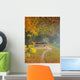 Lonely Benches Wall Decal
