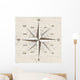 Windrose Retro Style Wall Decal