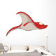 Batoidea Coral Fish Cartoon Wall Decal