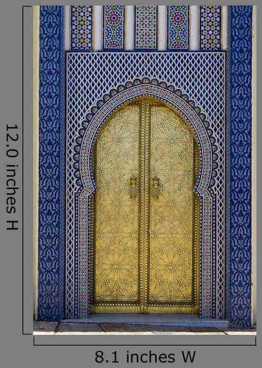 Moroccan Gold Door Wall Decal
