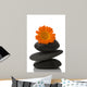 Spa Stone and Orange Wall Decal