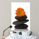 Spa Stone and Orange Wall Decal