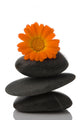 Spa Stone and Orange Wall Decal