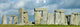 Storm over Ancient Stonehenge Wall Decal Panoramic Wall Decal