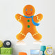 Gingerbread Man Cookie Wall Decal