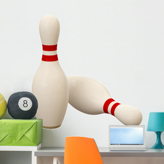 Bowling Pin Wall Decal
