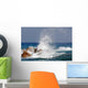 Wave Crashing on Rocks Wall Decal