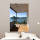 Modern Apartment Balcony Lake Wall Decal