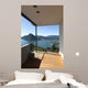 Modern Apartment Balcony Lake Wall Decal