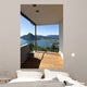 Modern Apartment Balcony Lake Wall Decal