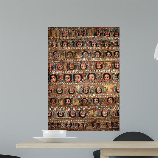 Ethiopia Bright Colour Painted Wall Decal