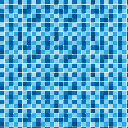 Pattern Blue Tiles Texture Wall Decal