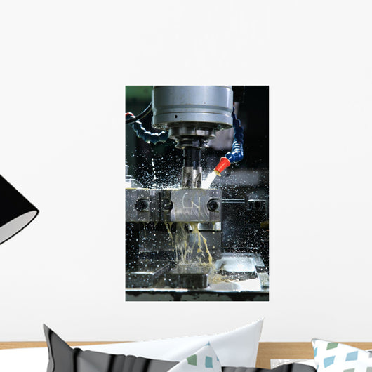 Operation Shaping Metal Piece Wall Decal