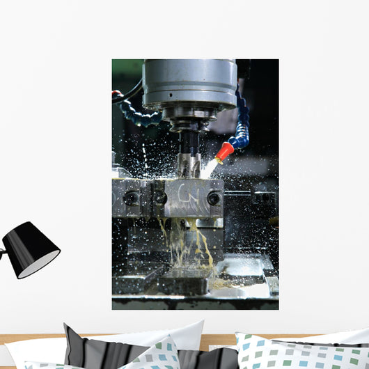 Operation Shaping Metal Piece Wall Decal