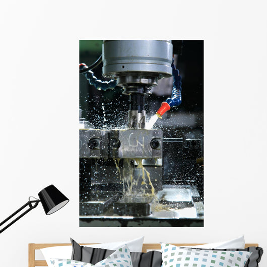 Operation Shaping Metal Piece Wall Decal