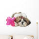 Shih Tzu Indifferent Front Wall Decal