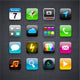 Square Modern App Icons Wall Decal