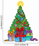 Decorated Christmas Tree with Wall Decal
