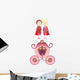 Princess Prince and Carriage Wall Decal