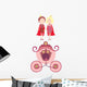 Princess Prince and Carriage Wall Decal