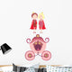 Princess Prince and Carriage Wall Decal