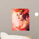Autumn Beauty Fashion Portrait Wall Decal