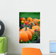 Line of Pumpkins in a Patch Wall Decal