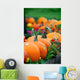 Line of Pumpkins in a Patch Wall Decal
