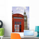 London Phone Booth Big Wall Decal