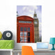 London Phone Booth Big Wall Decal