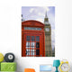 London Phone Booth Big Wall Decal