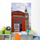 London Phone Booth Big Wall Decal